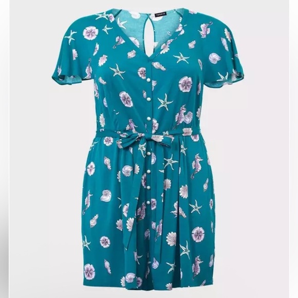 Her Universe Torrid Ariel Seashell Romper - Picture 11 of 14